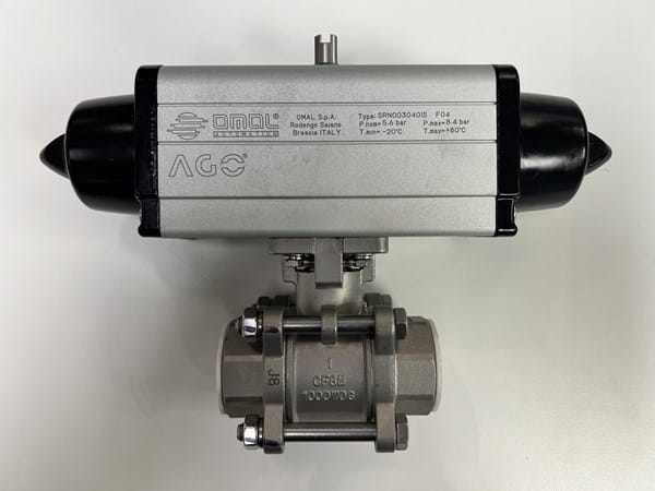 Actuator and valve assembly from OEM's technical workshop