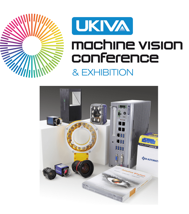 A range of machine vision and barcode reading products for UKIVA exhibition 