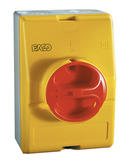 Baco switch disconnector yellow/red