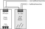 Connection between the power supply and buffer module