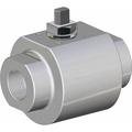 Omal Kratos series non self-lubricating stainless steel ball valve high cycle