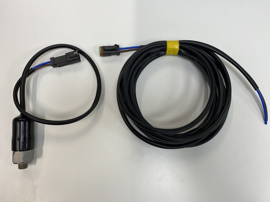 Pre-set and potted pressure switch with cable assembly from OEM's technical workshop