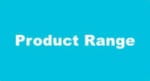 Light blue box text in centre ' Product Range'
