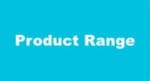 Light blue box text in centre ' Product Range'