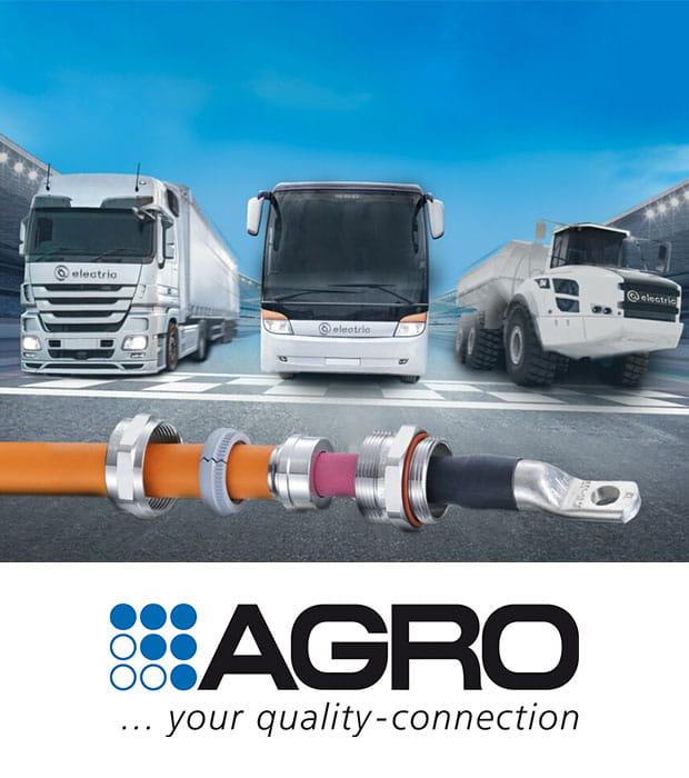 Agro cable glands for electric vehicles