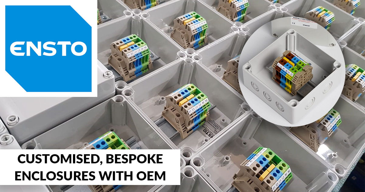 Ensto customised, bespoke enclosures with OEM Automatic
