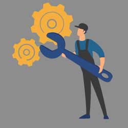 Food and beverage 2022 blog image - maintenance illustrated graphic