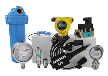 Pressure and flow products for us in io link applications