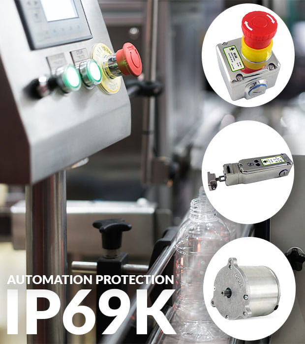 OEM Automatic's automation components with IP69K rating for industrial automation