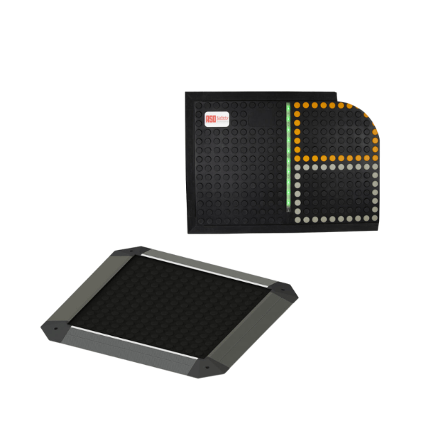 ASO safety mats, one with LEDs, one without