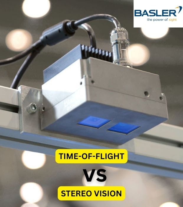 Basler Stereo Vision vs Time of Flight 3d and 2d 