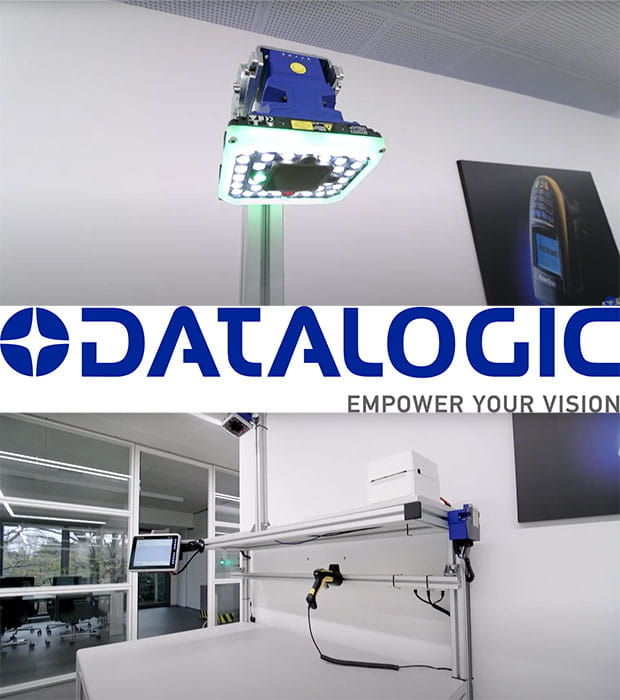 Datalogic's Matrix 320 2D imager used in a packing bench solution