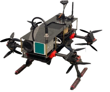 Quantum Aviation Ltd drone fitted with Sony FCB cameras provided by OEM Automatic