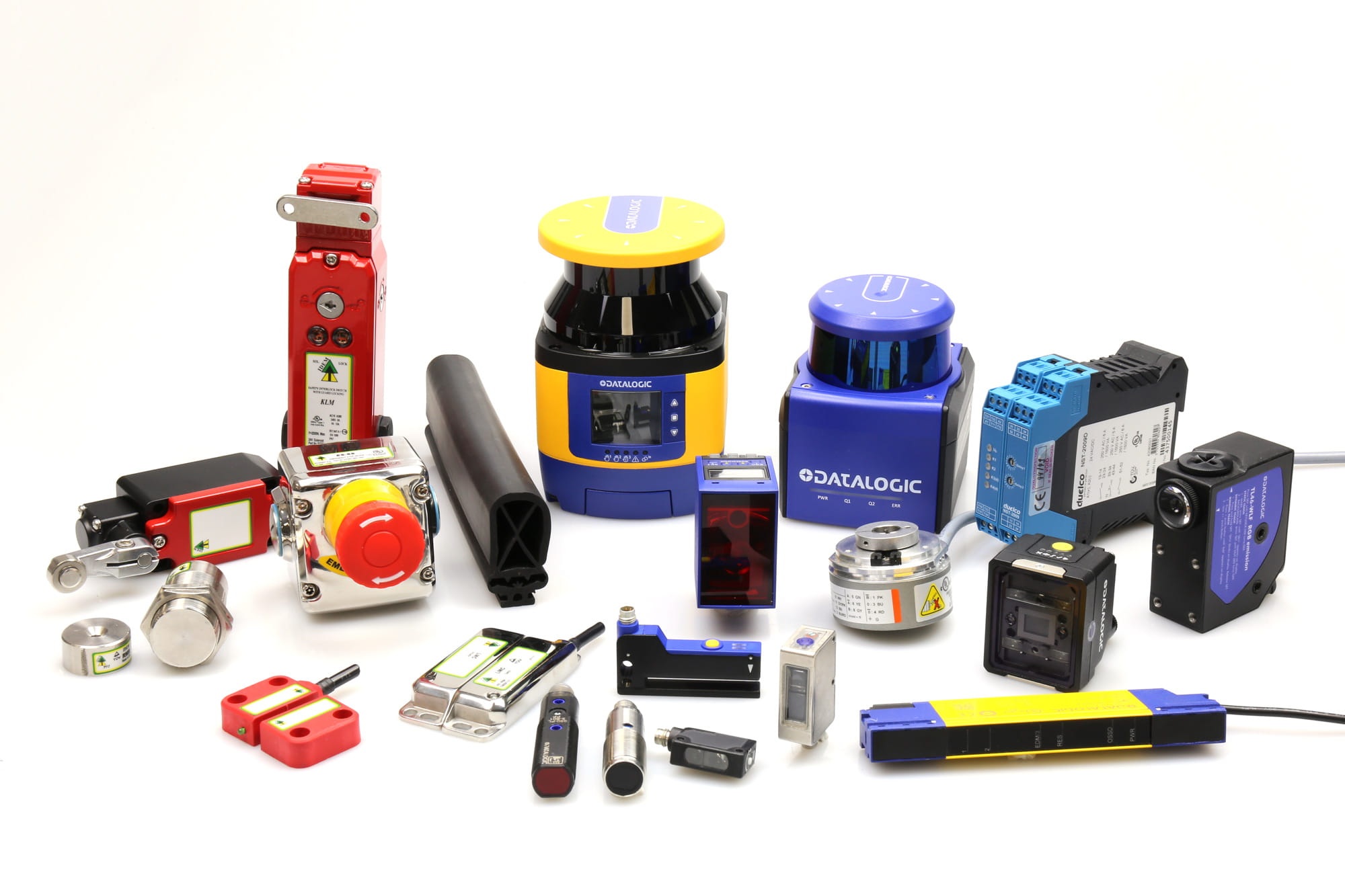 A selection of products from our Sensors and Safety business area, from a range of esteemed suppliers