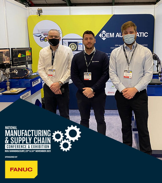 OEM Automatic's Machine Vision team attended national manufacturing expo Ireland