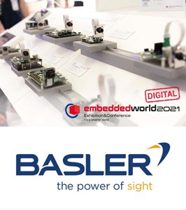 Basler Dart embedded cameras, digital embedded world 2021 exhibition & conference