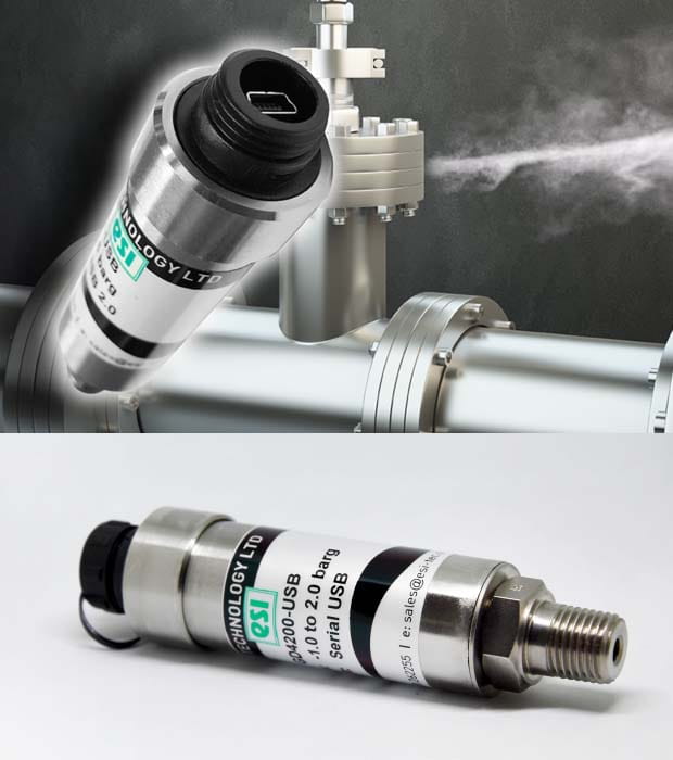 ESI GD4200-USB pressure sensor and software for data logging