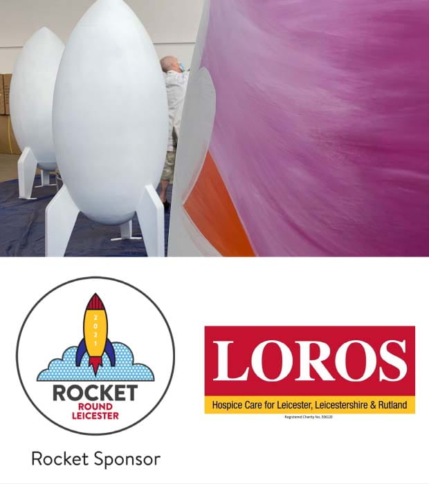 Loros rocket round Leicester charity event