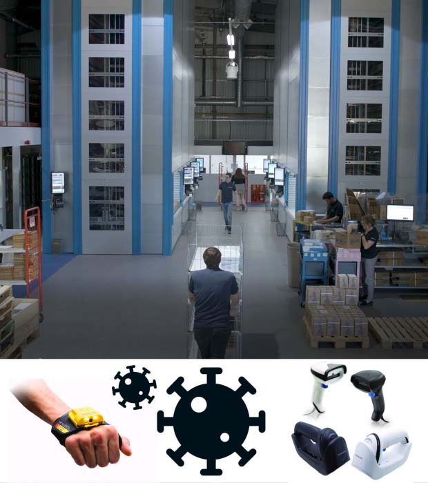 OEM Automatic Warehouse, Datalogic HandScanner and GD4200 barcode scanners