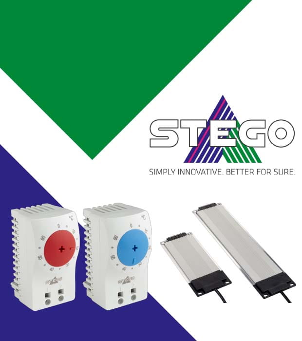 Stego KTO/KTS thermostats and CP 061 flat heater