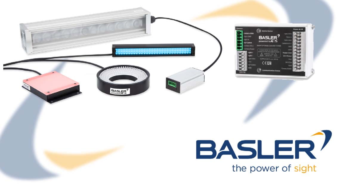 Basler LED machine vision lighting range and slp controller