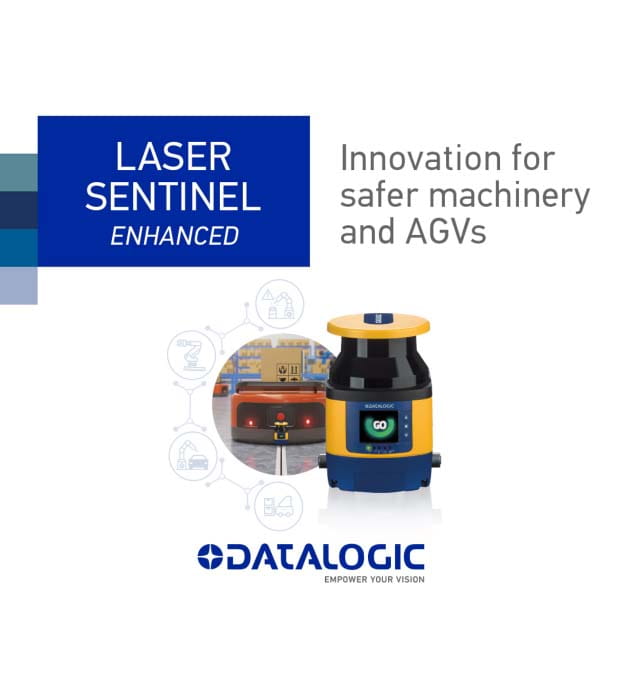 Datalogic safety laser scanner, innovation for safer machinery and AGVs