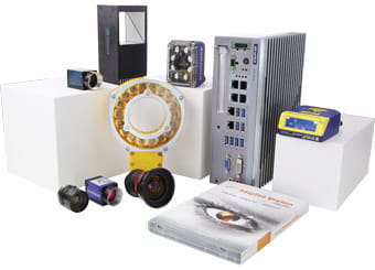 Group shot of various products from the Machine Vision and Code Reading business area