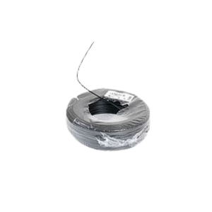 RCT Black cable coil, in shrink plastic packaging