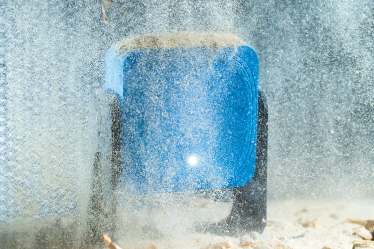 Inxpect safety radar in dusty environment