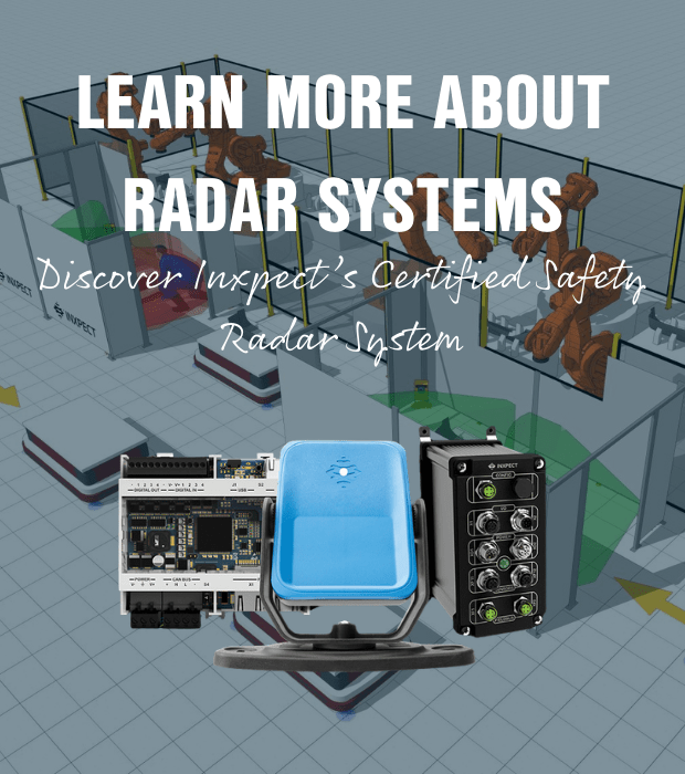 Learn more about radar systems - discover inxpects certified safety radar system