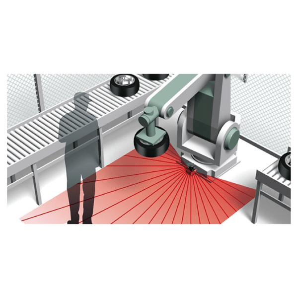 Safety Laser Scanner Application Example Access Control and robotics