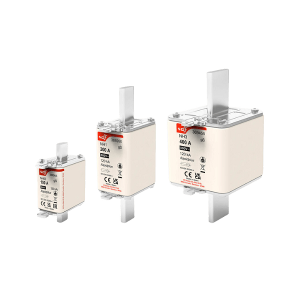 DF Electric NH GS fuses, three sizes