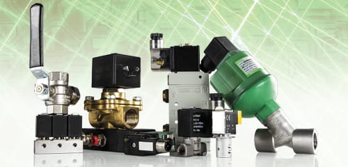 Range of solenoid valves from ASCO and Sirai