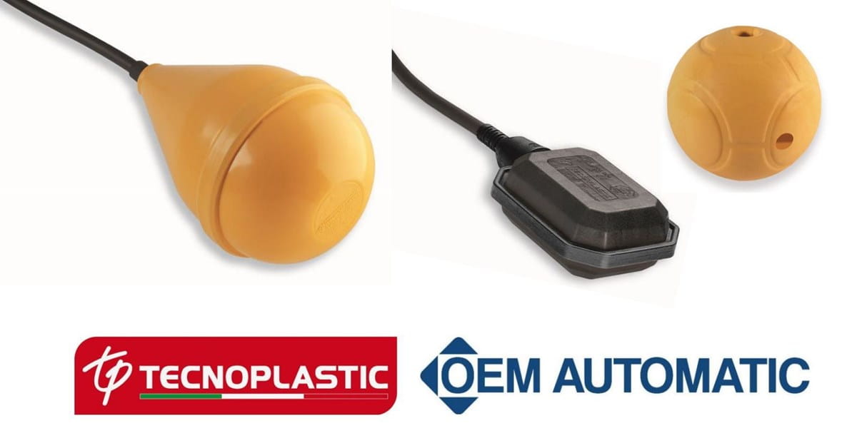 Tecnoplastic float switches and shell counterweight