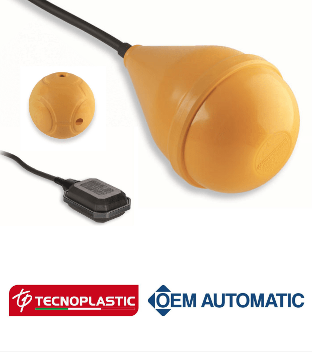 Tecnoplastic float switches and shell counterweight