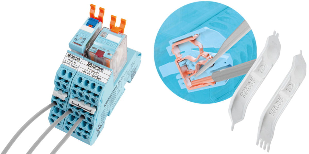 ComatReleco new push-in sockets and accessories
