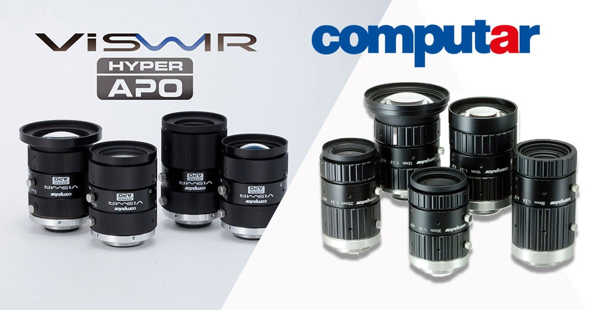 Computar visible and SWIR lenses and new MPT fixed focal lenses