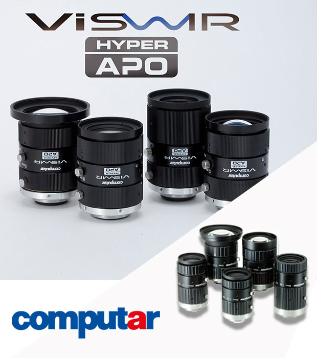 Computar visible and SWIR lenses and new MPT fixed focal lenses