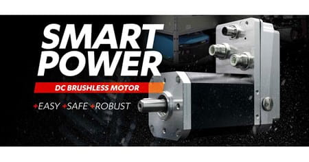 Crouzet SQ75 smart power DC brushless motor, easy, safe, robust
