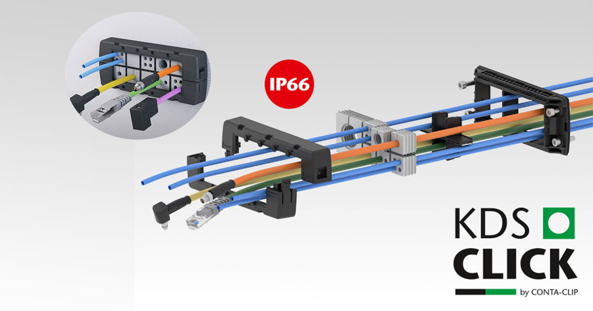 Conta Clip KDSI-SR cable entry system, inverted cable entry