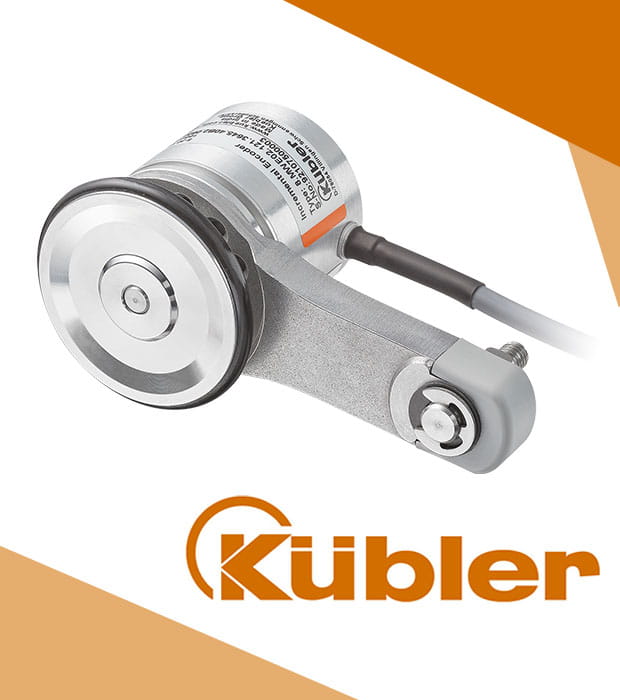 Kuebler MWE02 measuring wheel with KIS40 encoder
