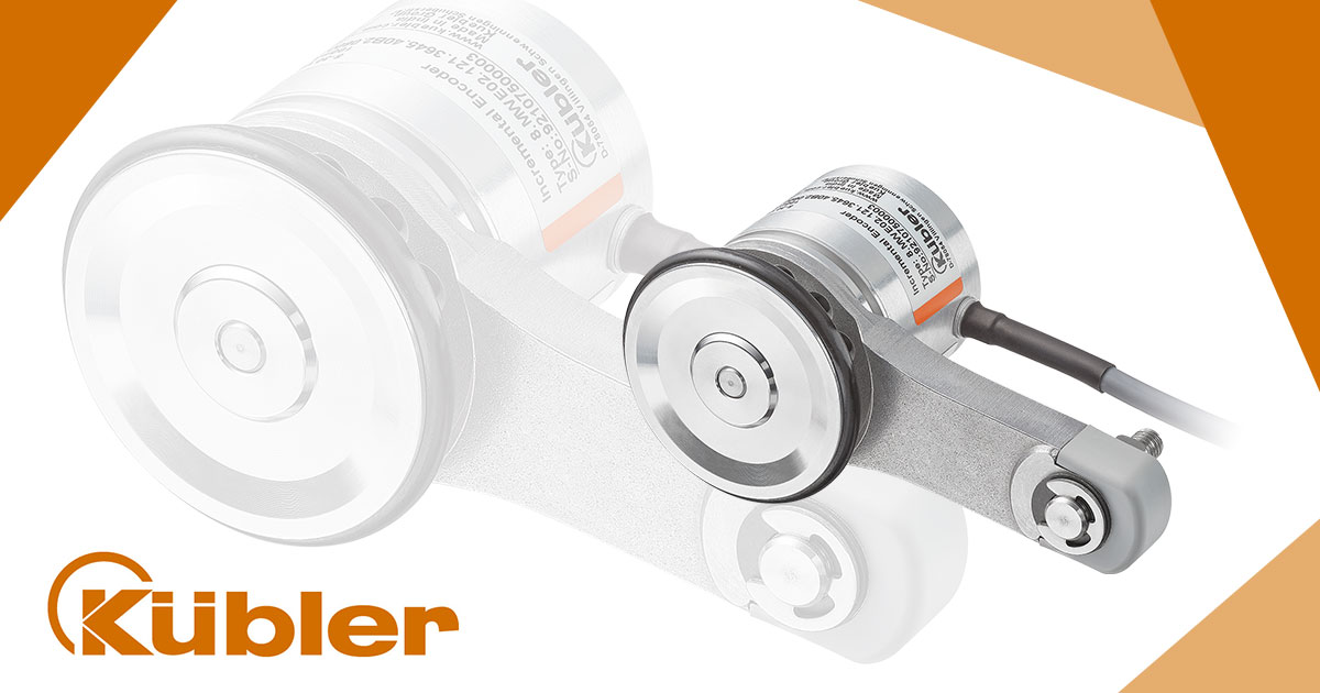 Kuebler MWE02 measuring wheel with KIS40 encoder