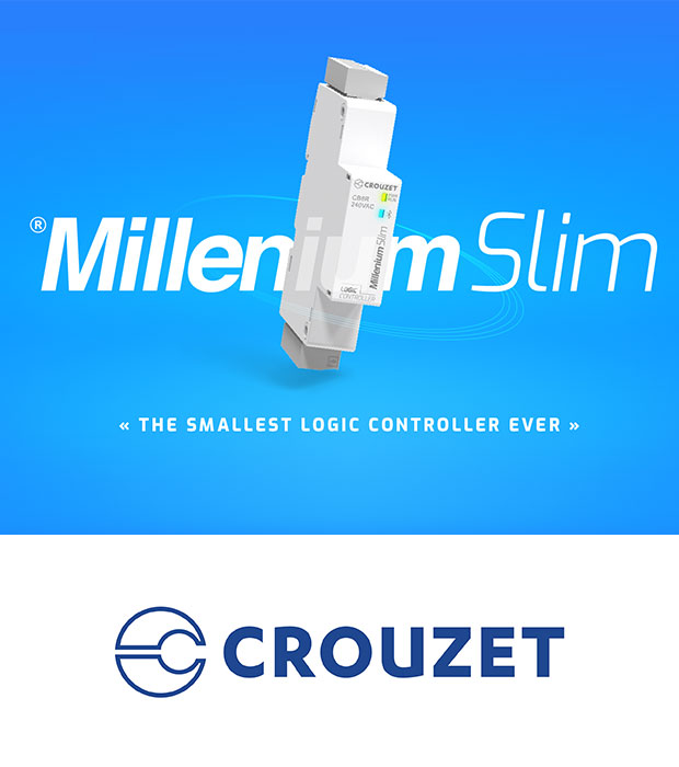 Crouzet Millenium Slim the smallest logic controller ever