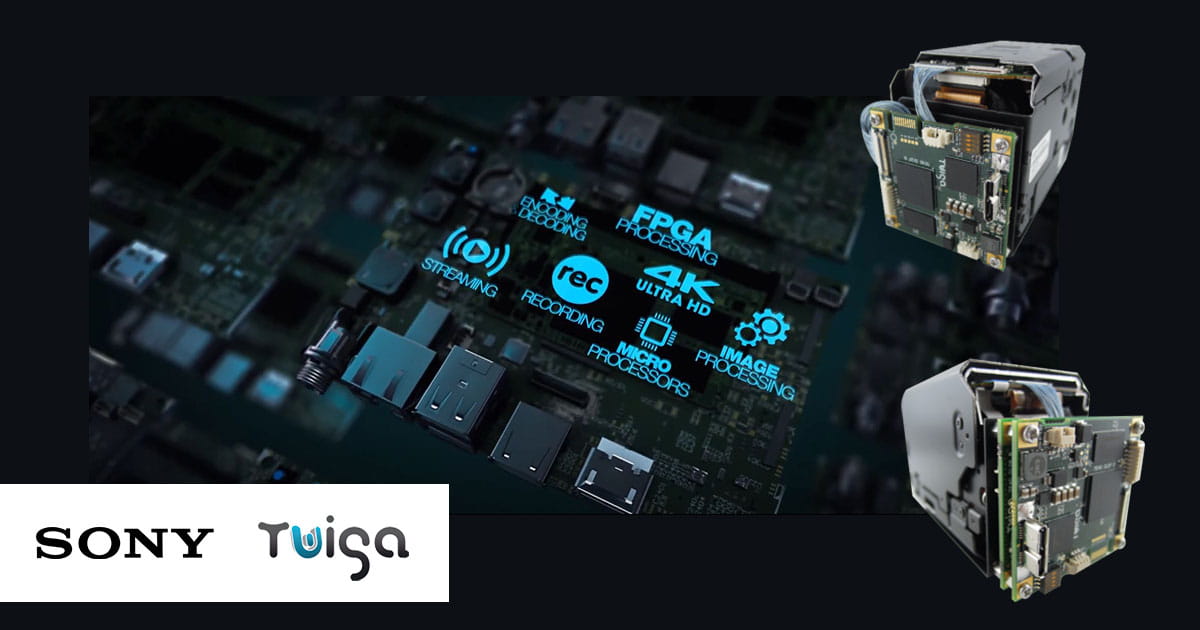 Sony machine vision FCB block cameras and Twiga interface boards