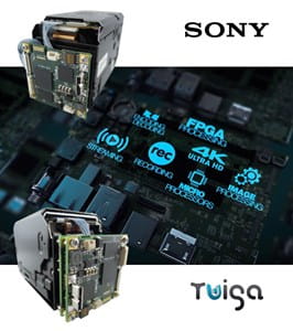 Sony machine vision FCB block cameras and Twiga interface boards