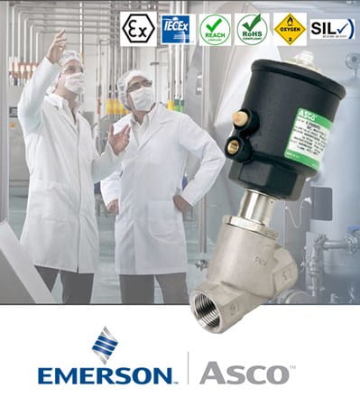 Emerson Asco angle seat valves 290 series