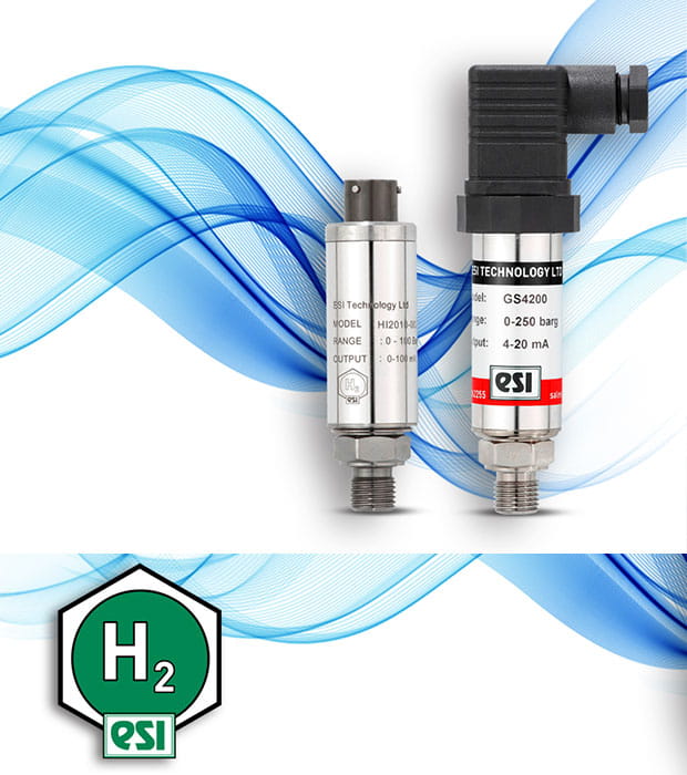 ESI new hydrogen compatible pressure sensors range