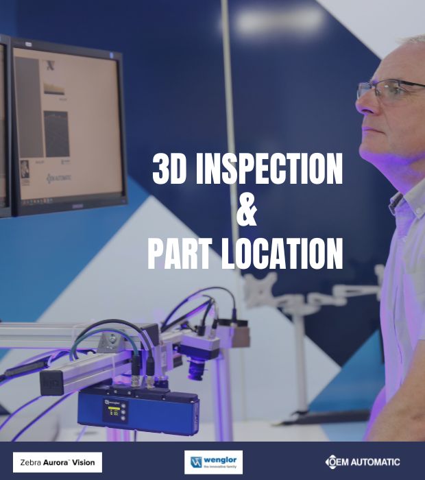 3D inspection and part location with Wenglor and Zebra