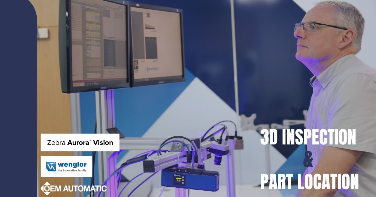3D inspection and part location with Wenglor and Zebra