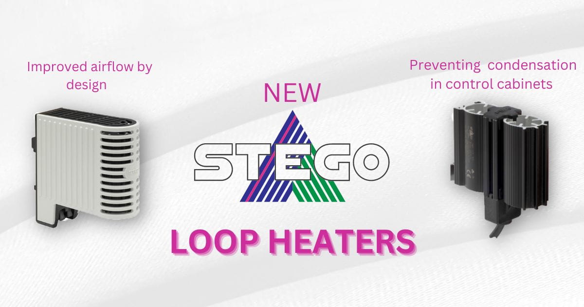 Stego loop heaters, thermal management, enclosure heating, Control cabinets